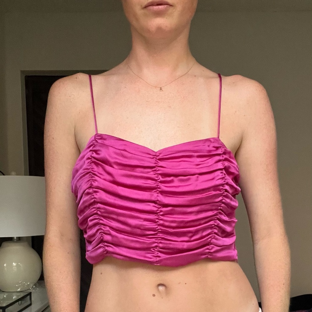 Zara pink top